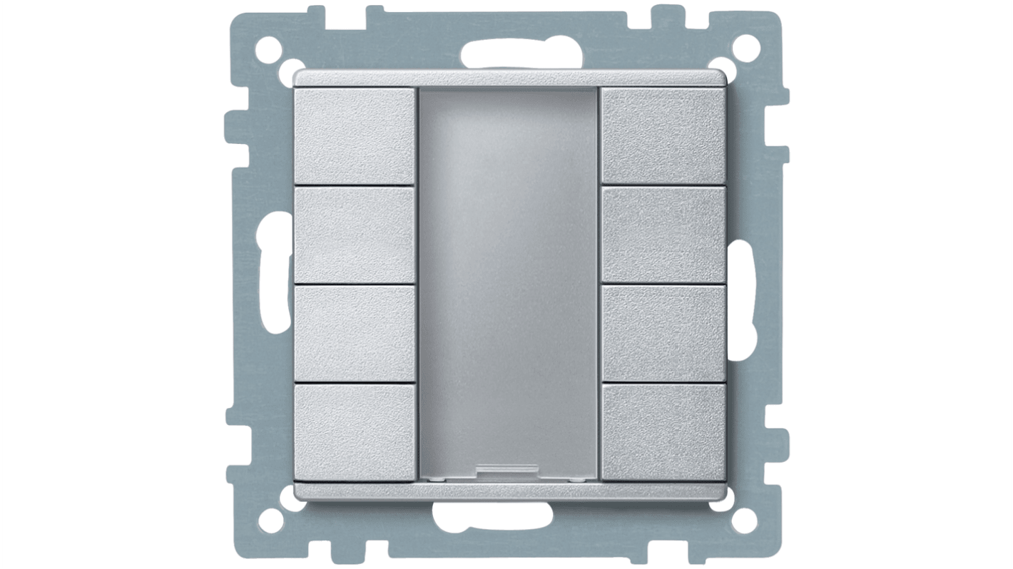 Interruttore luce Schneider Electric serie MTN, Grigio, IP20
