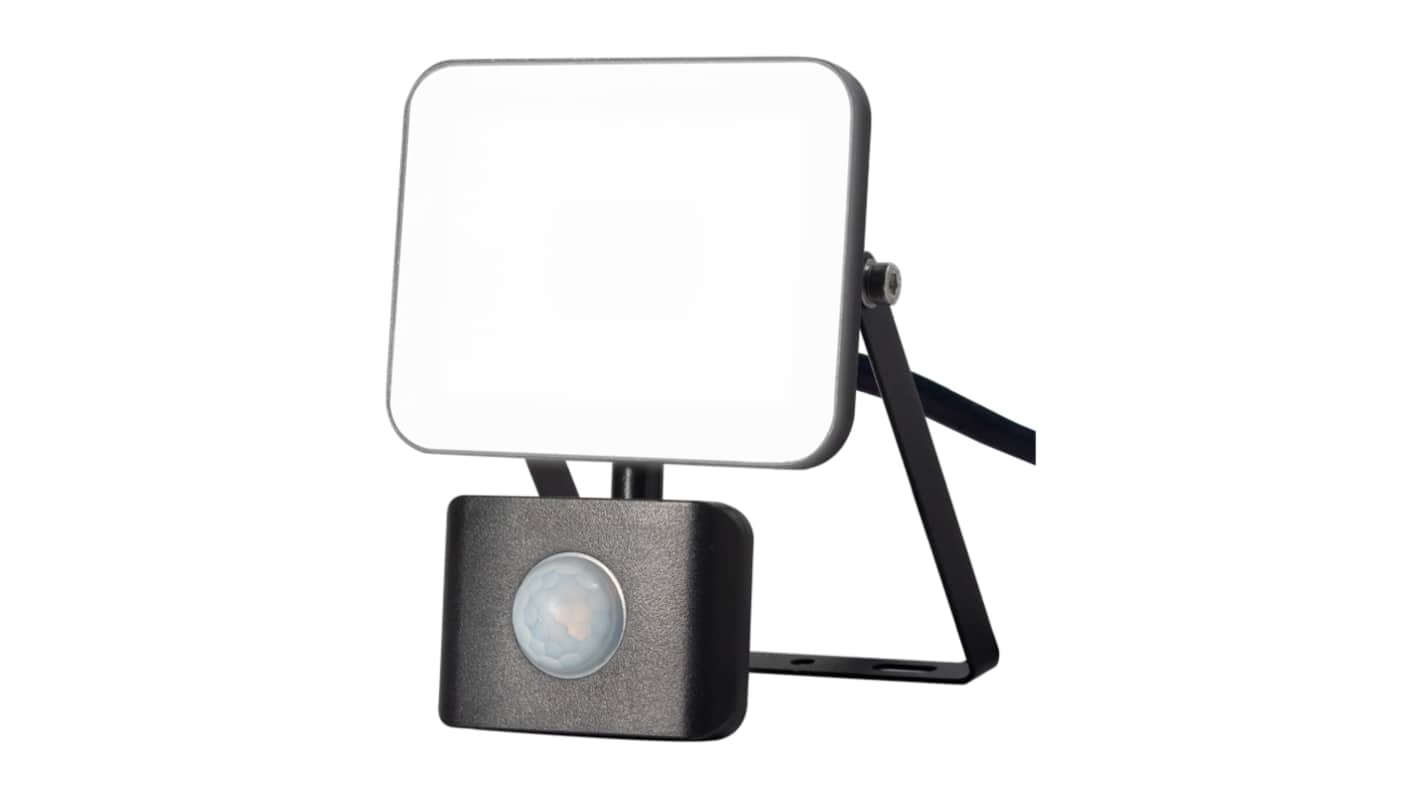 RS PRO, Security LED Floodlight, 1 LED, 10 W, 128lm, IP65 PIR, 220 → 240 V