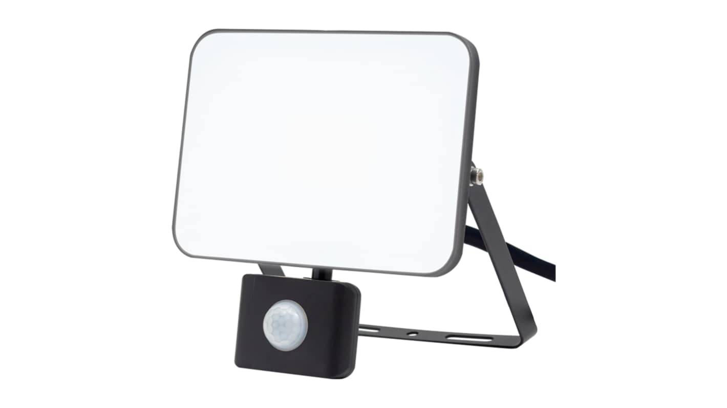 RS PRO, Security LED Floodlight, 1 LED, 30 W, 125lm, IP65 PIR, 220 → 240 V