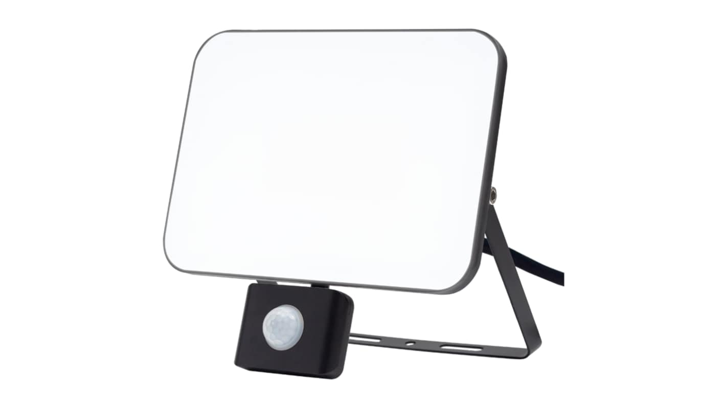Proyector LED PIR, 220 → 240 V, 50 W, 4000K, IP65, 30000h