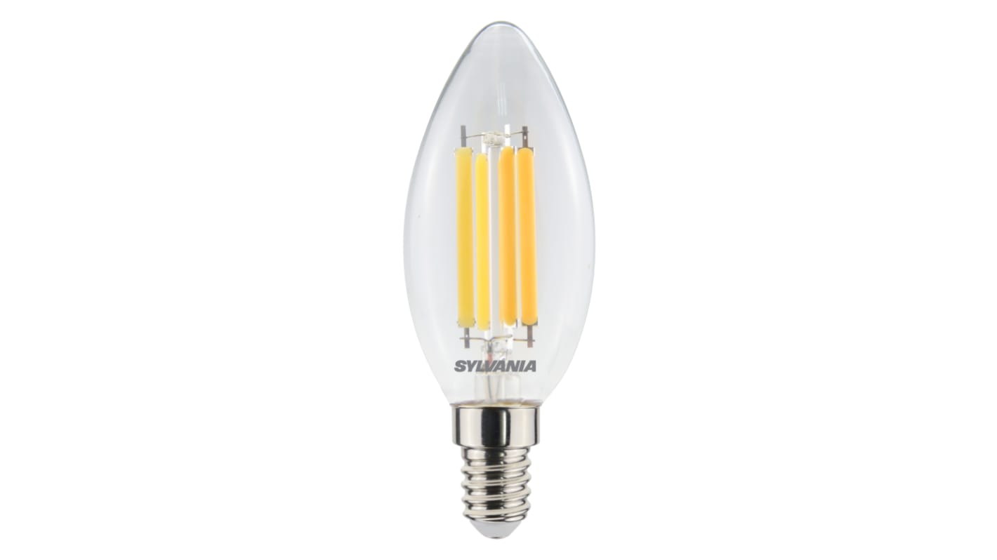Sylvania ToLEDo Retro Candle E14 LED Bulbs 6 W(60W), 2700K, Homelight, Candle shape