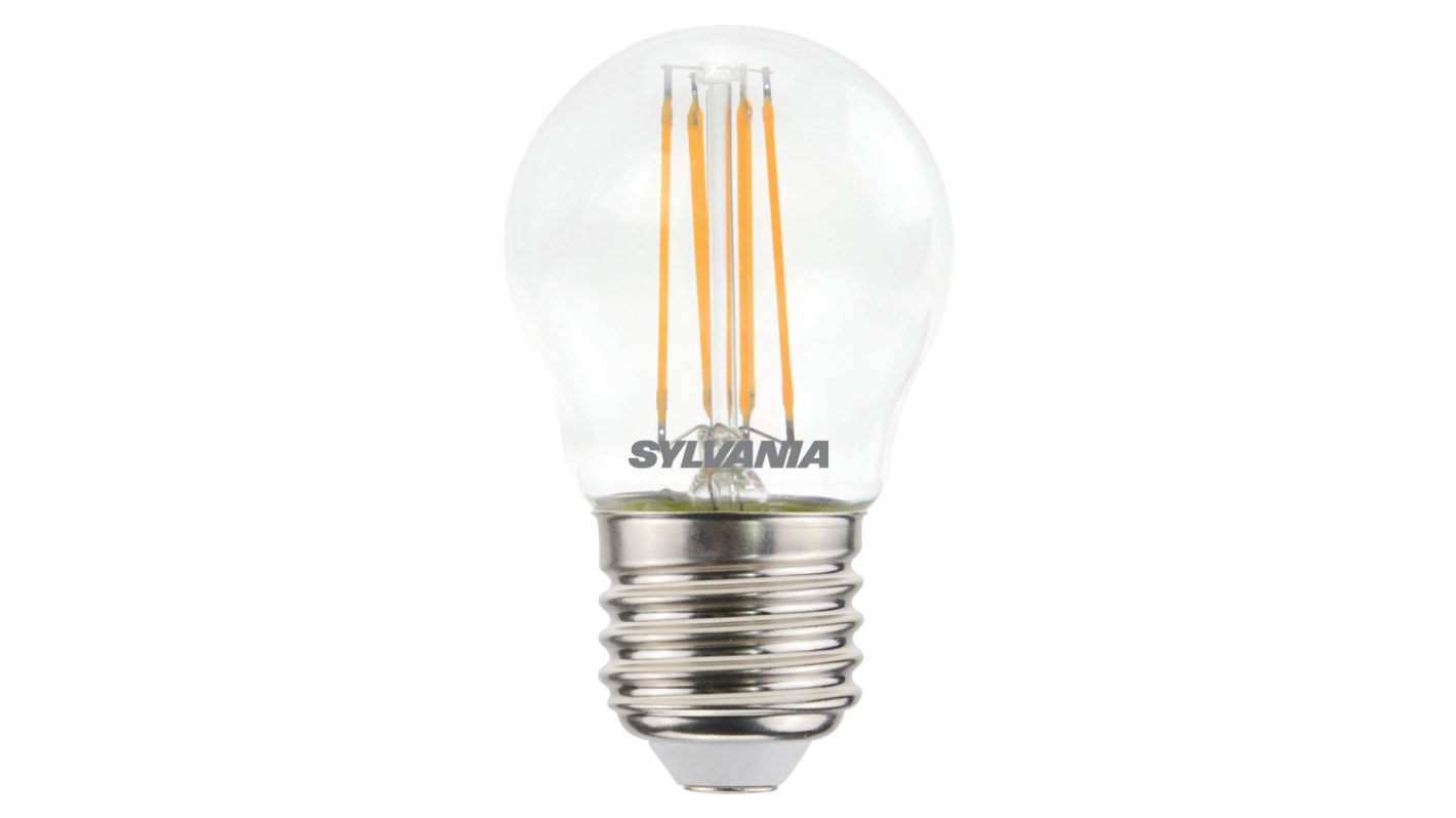 LED žárovky, 4,5 W, ztlumitelná: stmívatelná, objímka žárovky: E27, kulovitého tvaru ekvivalent 40W, barevný tón: