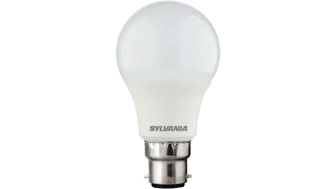 Sylvania B22 LED Bulbs 8 W(60W), 2700K, Homelight