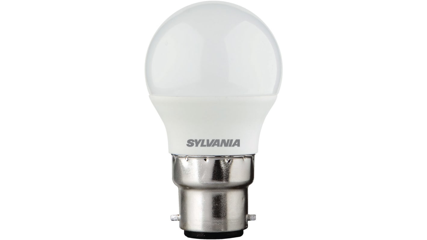 Sylvania B22 LED Bulbs 4.5 W(40W), 2700K, Homelight, Ball shape
