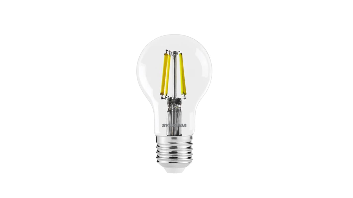Sylvania ToLEDo Platinum Retro GLS E27 LED Bulbs 2.3 W(40W), 4000K, Cool White, Pear shape