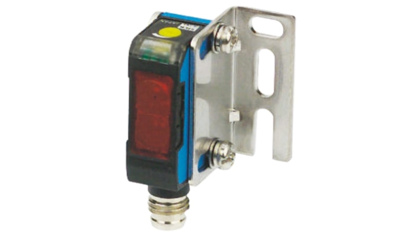 Rs-Online Sensore fotoelettrico Rettangolare SICK a diffusione rilevamento 10 mm → 250 mm uscita NPN