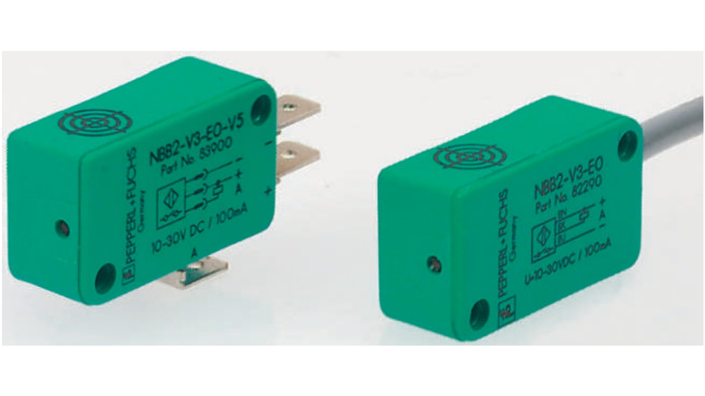 Rs-Online Sensore di prossimità a parallelepipedo Pepperl + Fuchs rilevamento 2 mm 10 → 30 V c.c