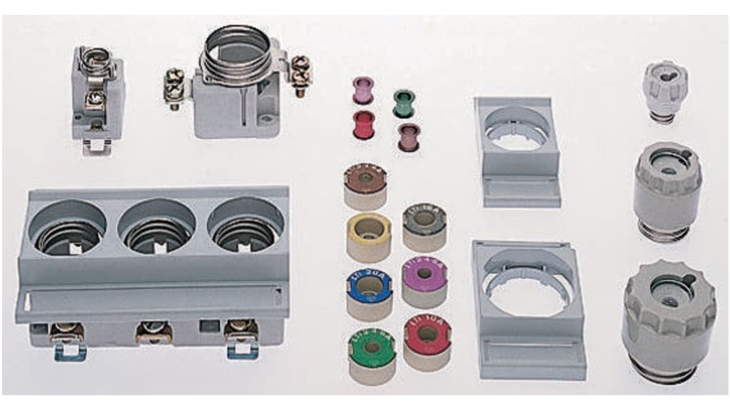 ETI 瓶式保险丝座, 63A, 500V 交流, 瓶装熔断器, 1, 3, DIN 35 mm导轨, DO系列