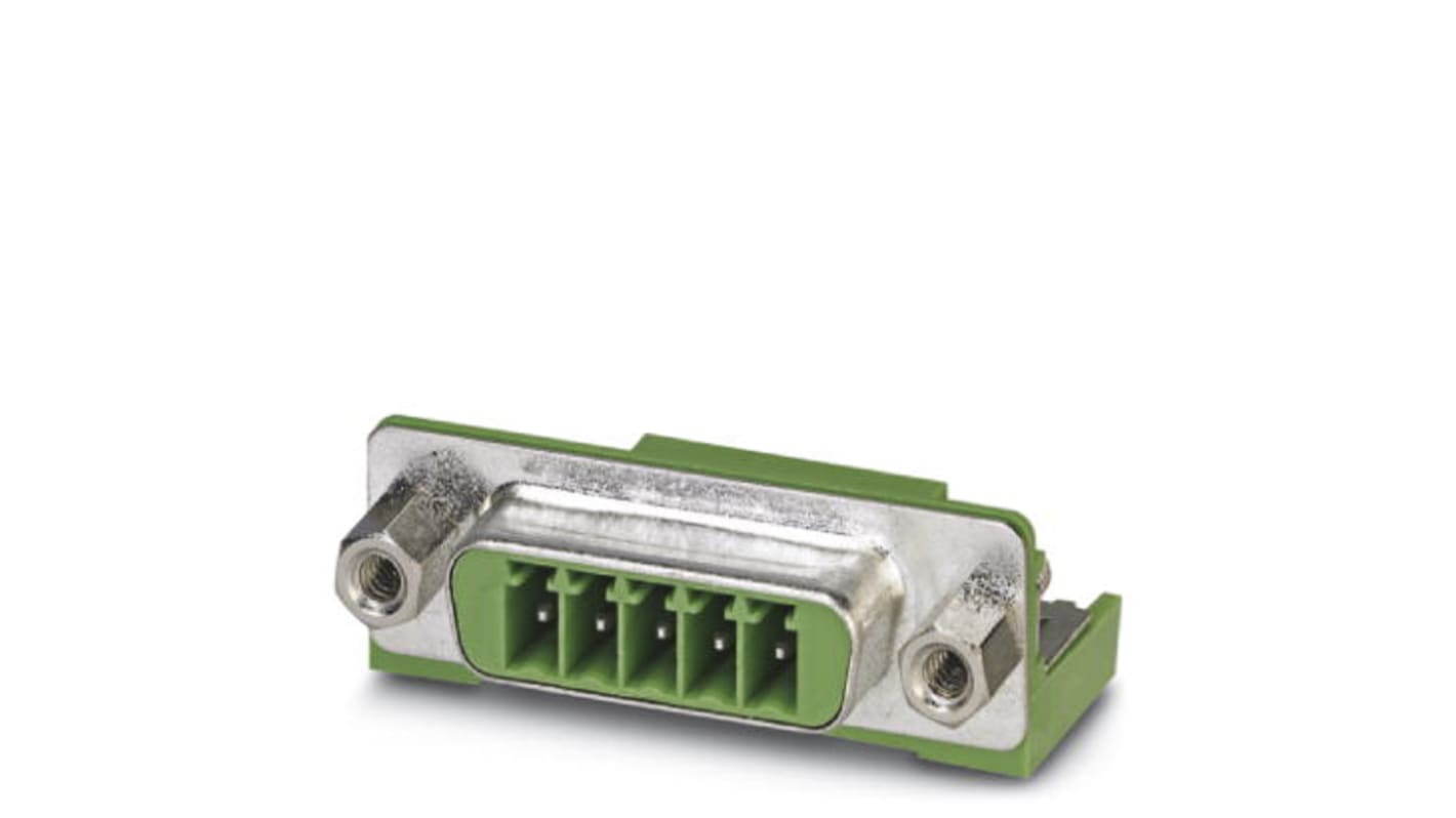 Phoenix Contact PSC 5 Way Through Hole D-sub Connector Plug, 3.5mm Pitch