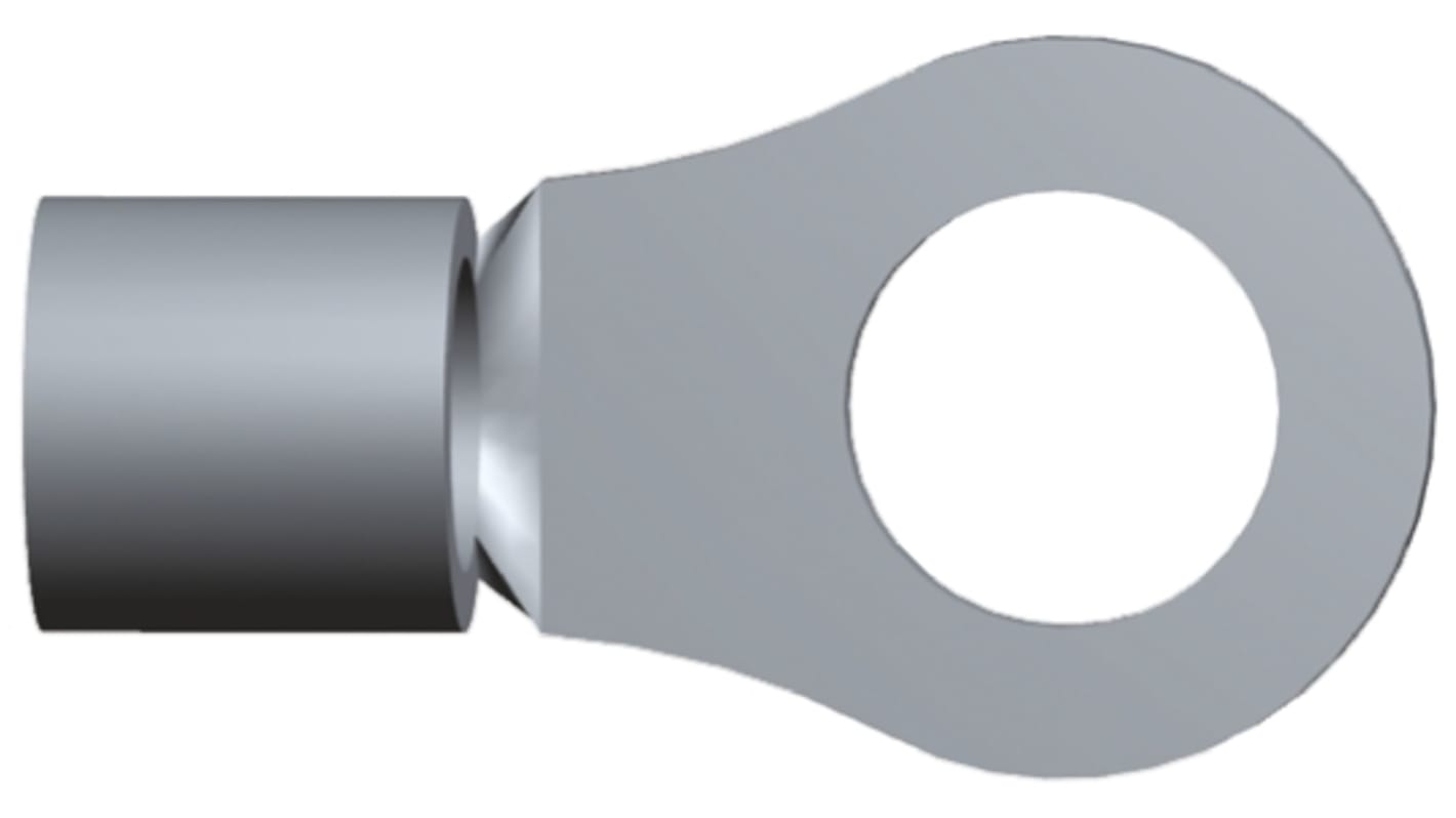 TE Connectivity, STRATO-THERM Uninsulated Ring Terminal, M8 Stud Size, 6.6mm² to 10.5mm² Wire Size