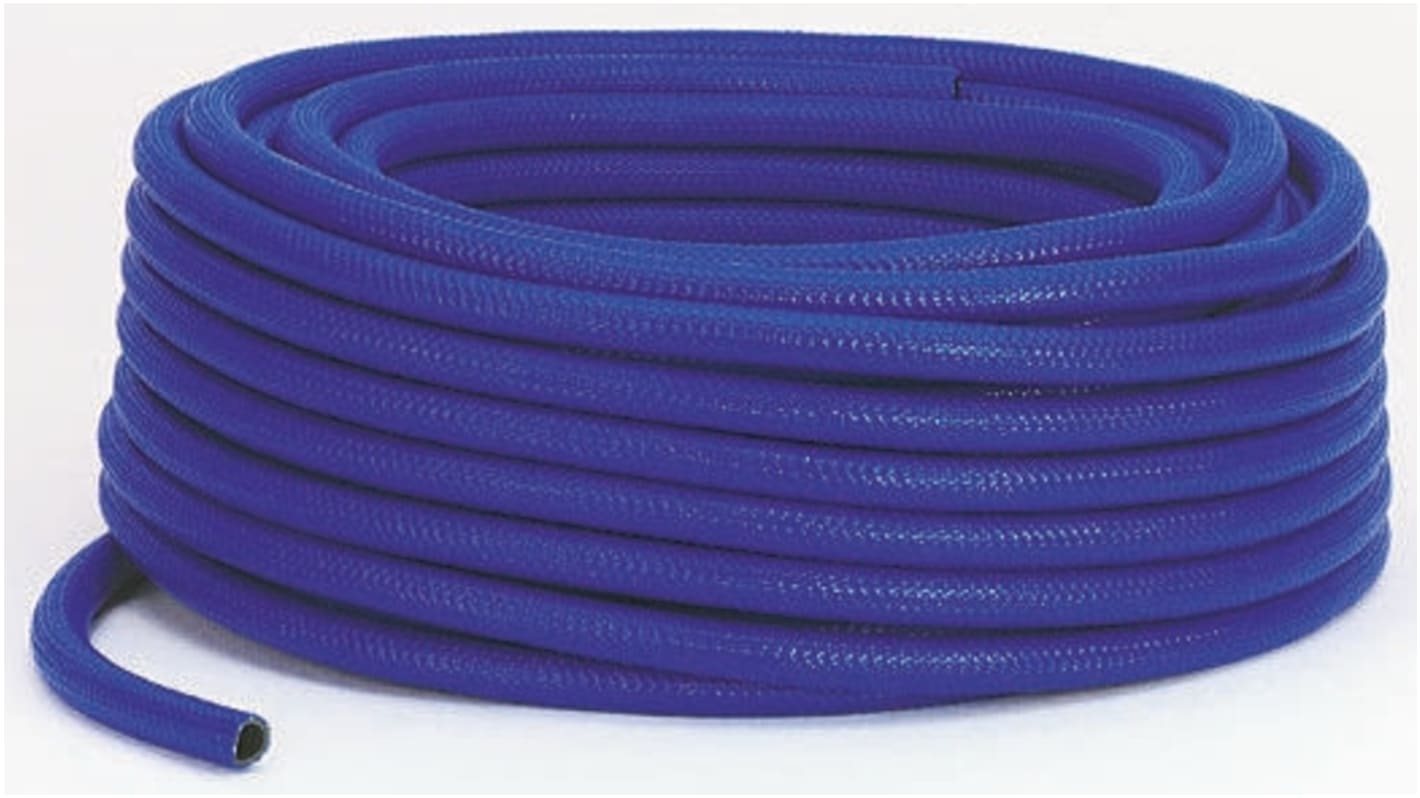 RS PRO PVC, Hose Pipe, 6.3mm ID, 10.5mm OD, Blue, 30m