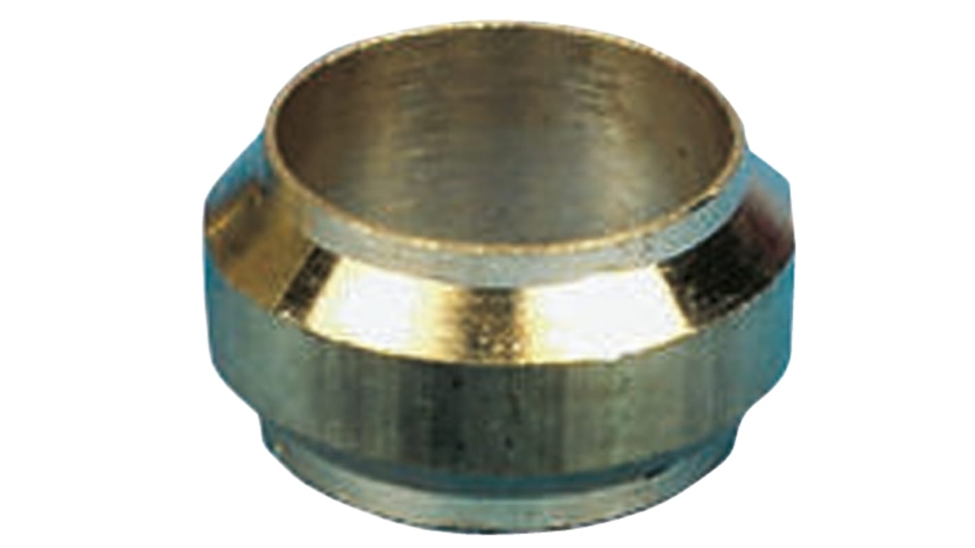 Legris Brass Pipe Fitting, Straight Compression Compression Olive, Female to Female 10mm