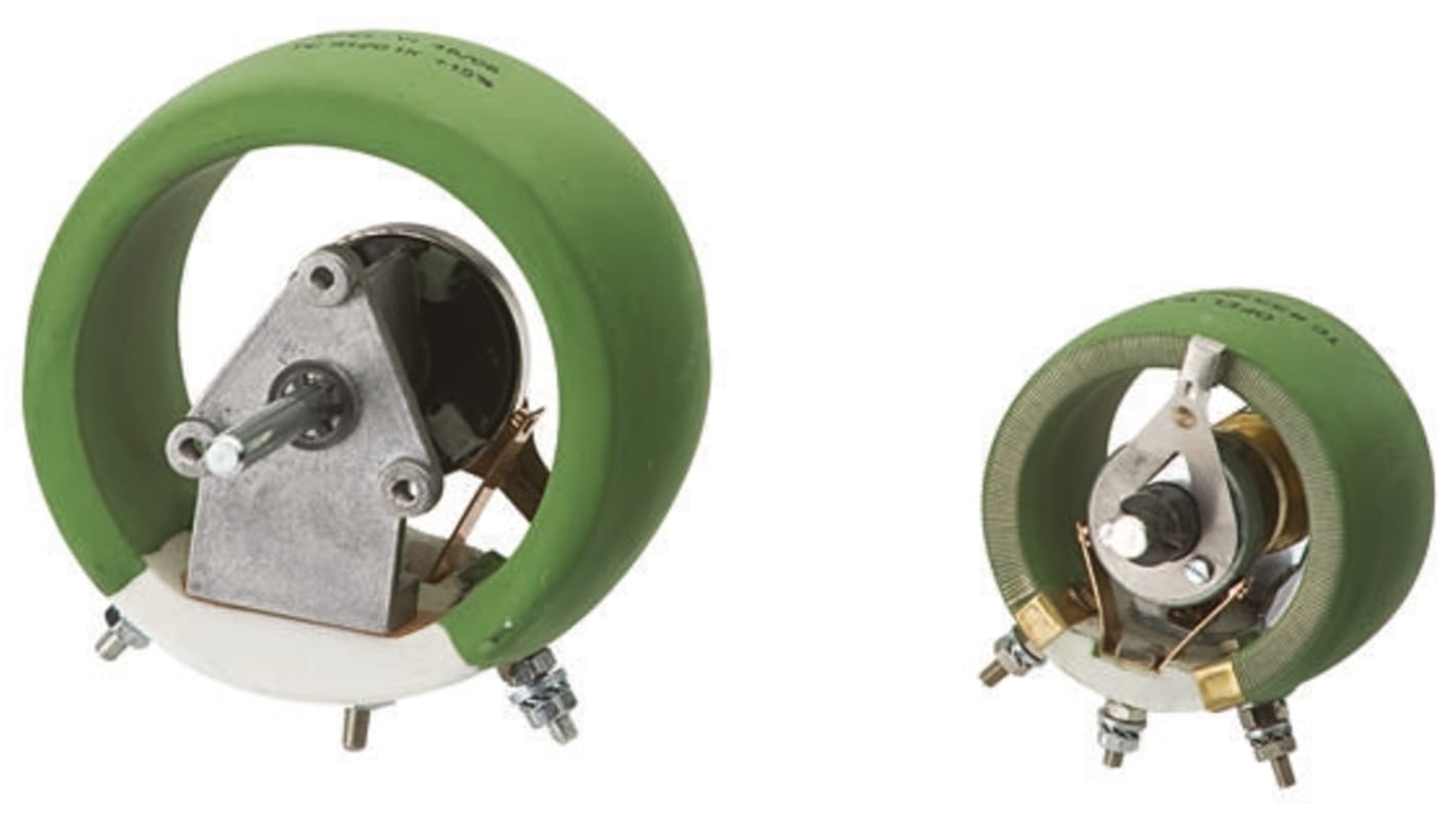 Reostato a filo avvolto OFEL, 470Ω max, 25W, diametro albero 6 mm, Montaggio a pannello