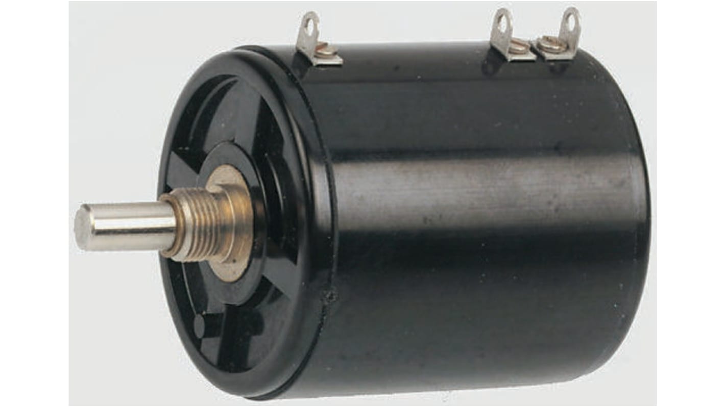 Vishay 860 100Ω Rotary Potentiometer 10-Turns 1-Gang Panel Mount, 860B1101
