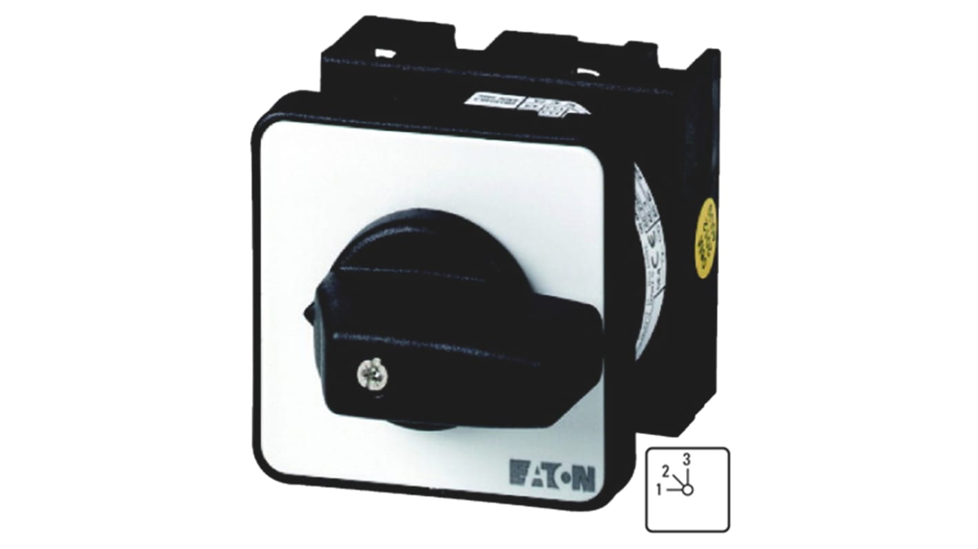Przełącznik krzywkowy 3-pozycyjny Eaton DP 45° 20A 690V ac