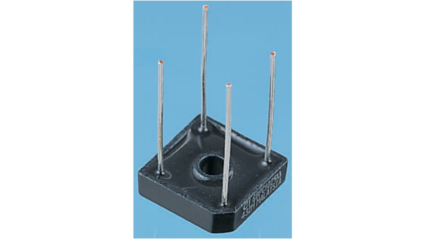 Vishay Bridge Rectifier, 2A, 600V, 4-Pin