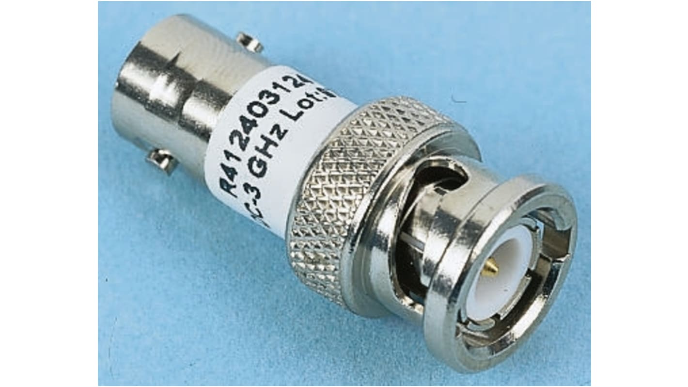 Radiall 50Ω RF Attenuator Straight BNC Connector BNC Plug to BNC Socket 3dB, Operating Frequency 3GHz