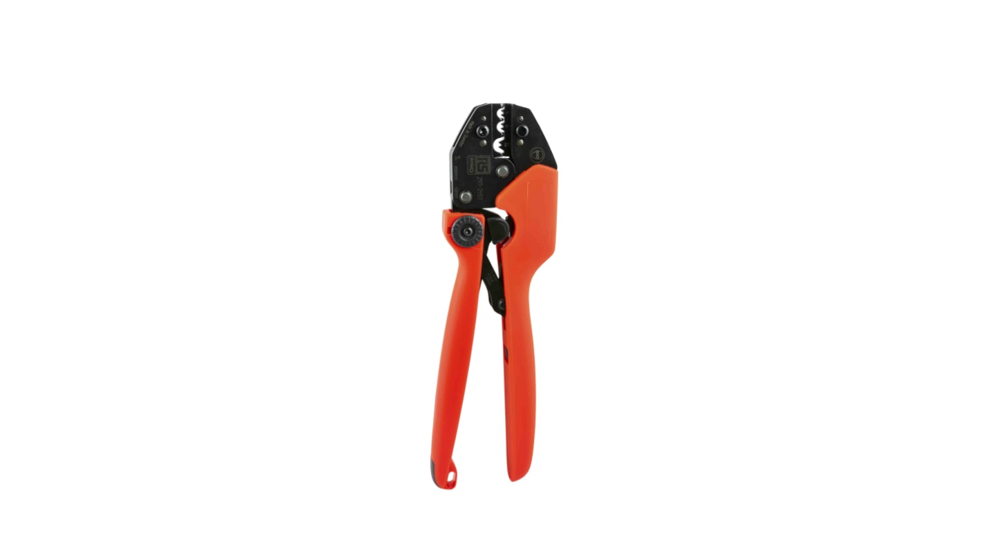 Pinza crimpatrice RS PRO, Fessure per cavi tubolari