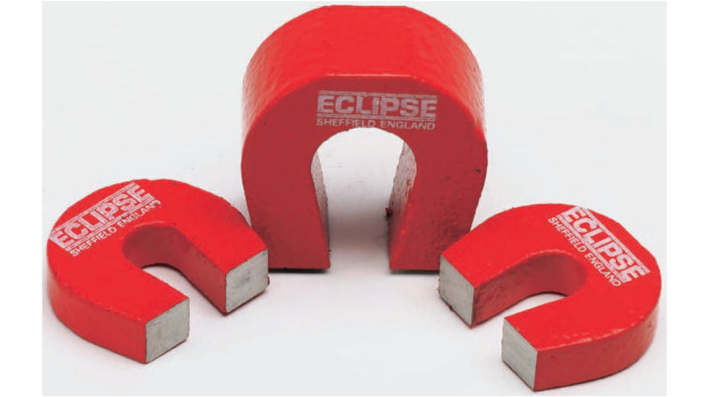 Eclipse U Shape Horseshoe Magnet 28.5mm Aluminium Alloy, 2.4kg Pull