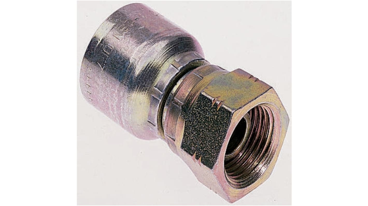 Parker Crimped Hose Fitting BSP 3/8, 19248-6-6