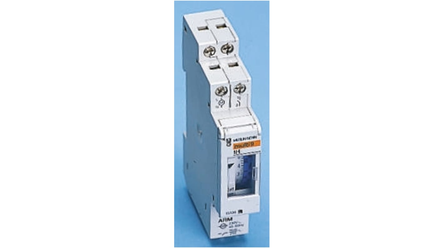 Schneider Electric Analogue DIN Rail Time Switch 230 V ac, 1-Channel