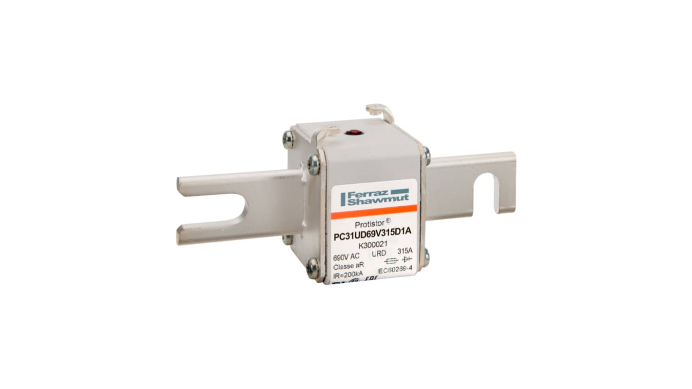 Mersen 315A German Standard Fuse, 31, 700V, 101.6mm