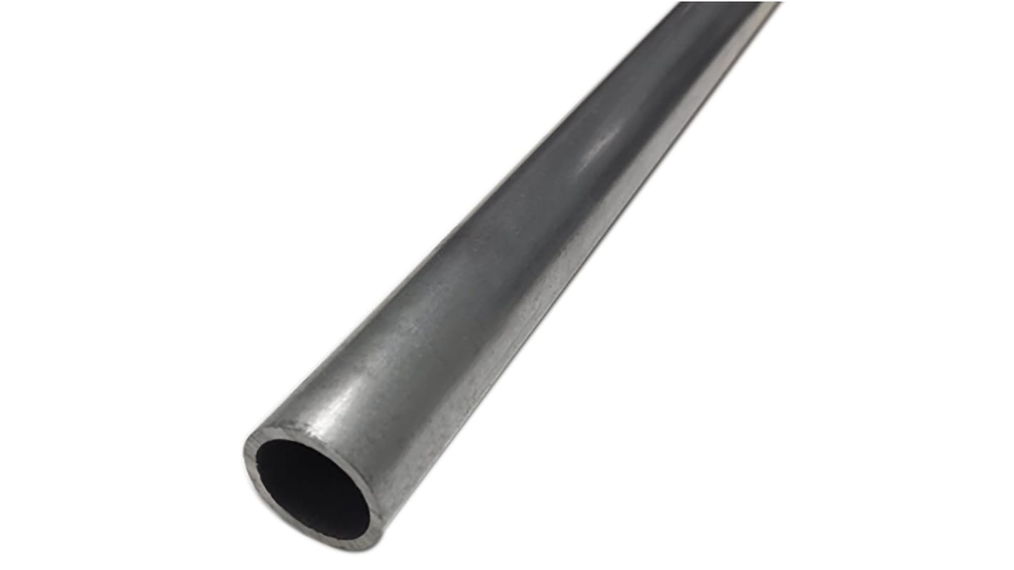 Round Aluminium Metal Tube, 1 1/2in OD, 1 1/4in ID, 1m L, 10SWG Thickness