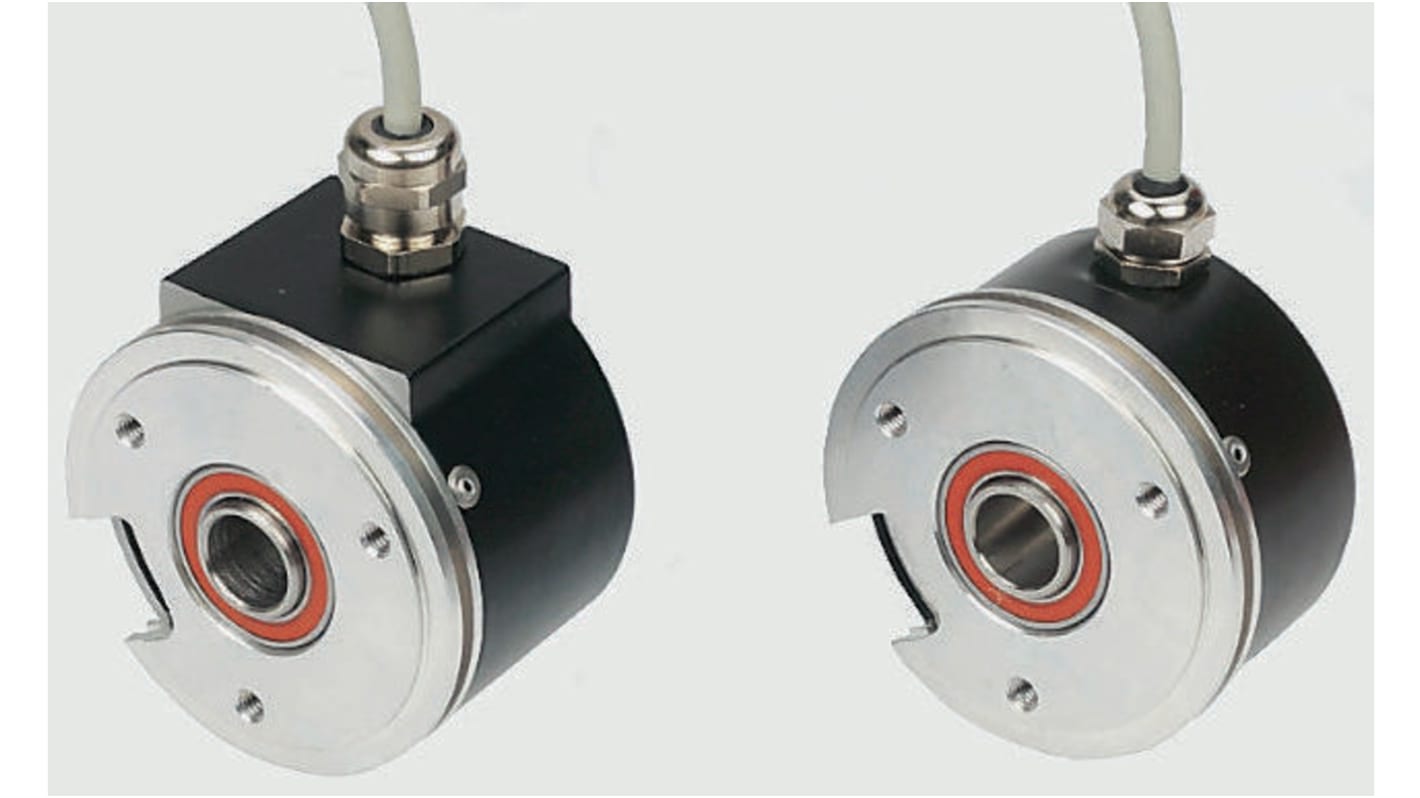 Encoder incrementale Baumer, 360 impulsi giro , dia. albero 12mm, uscita HTL/push-pull