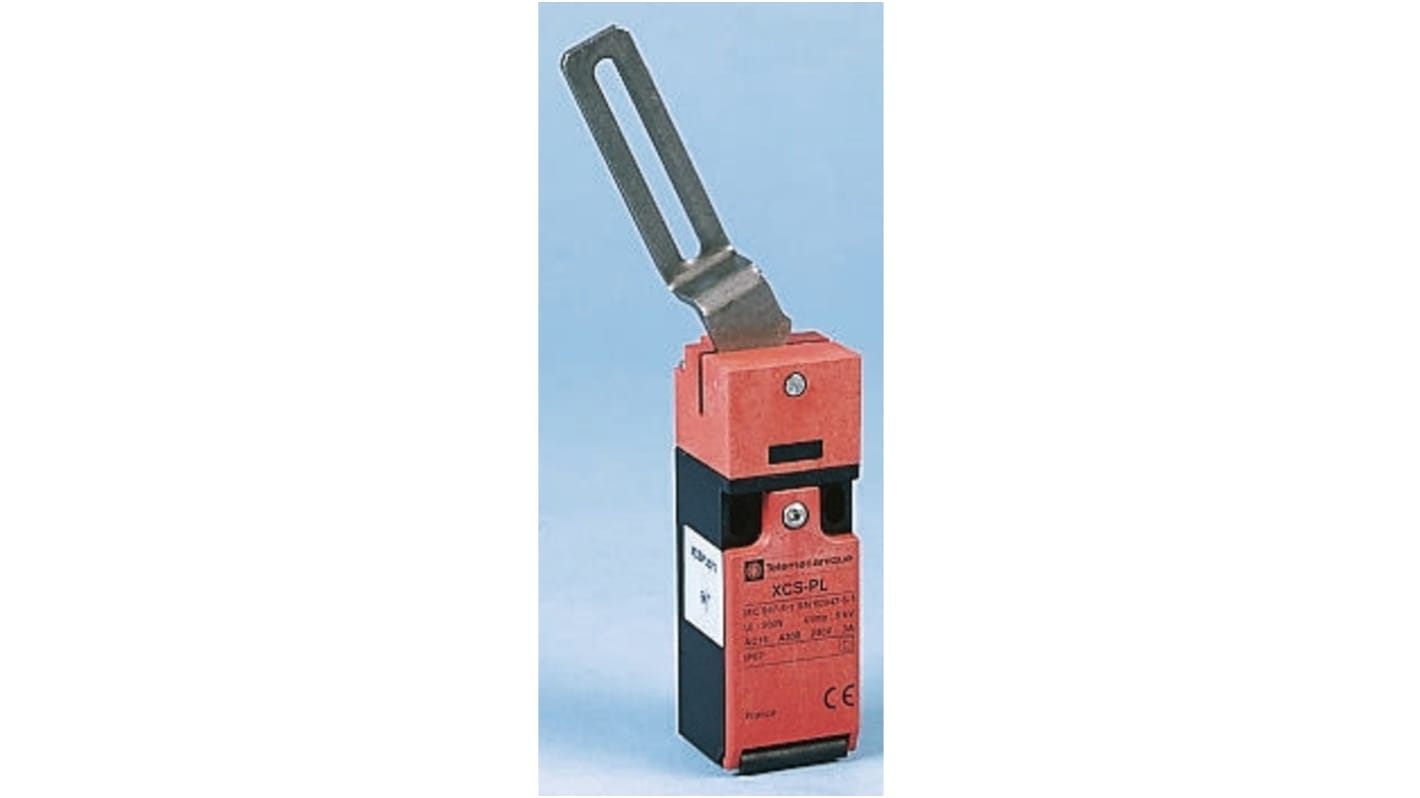 Telemecanique Sensors 安全铰链开关, 最大直流250V, 最大交流240V, 常开/常闭, 72.5mm轴长, XCS系列