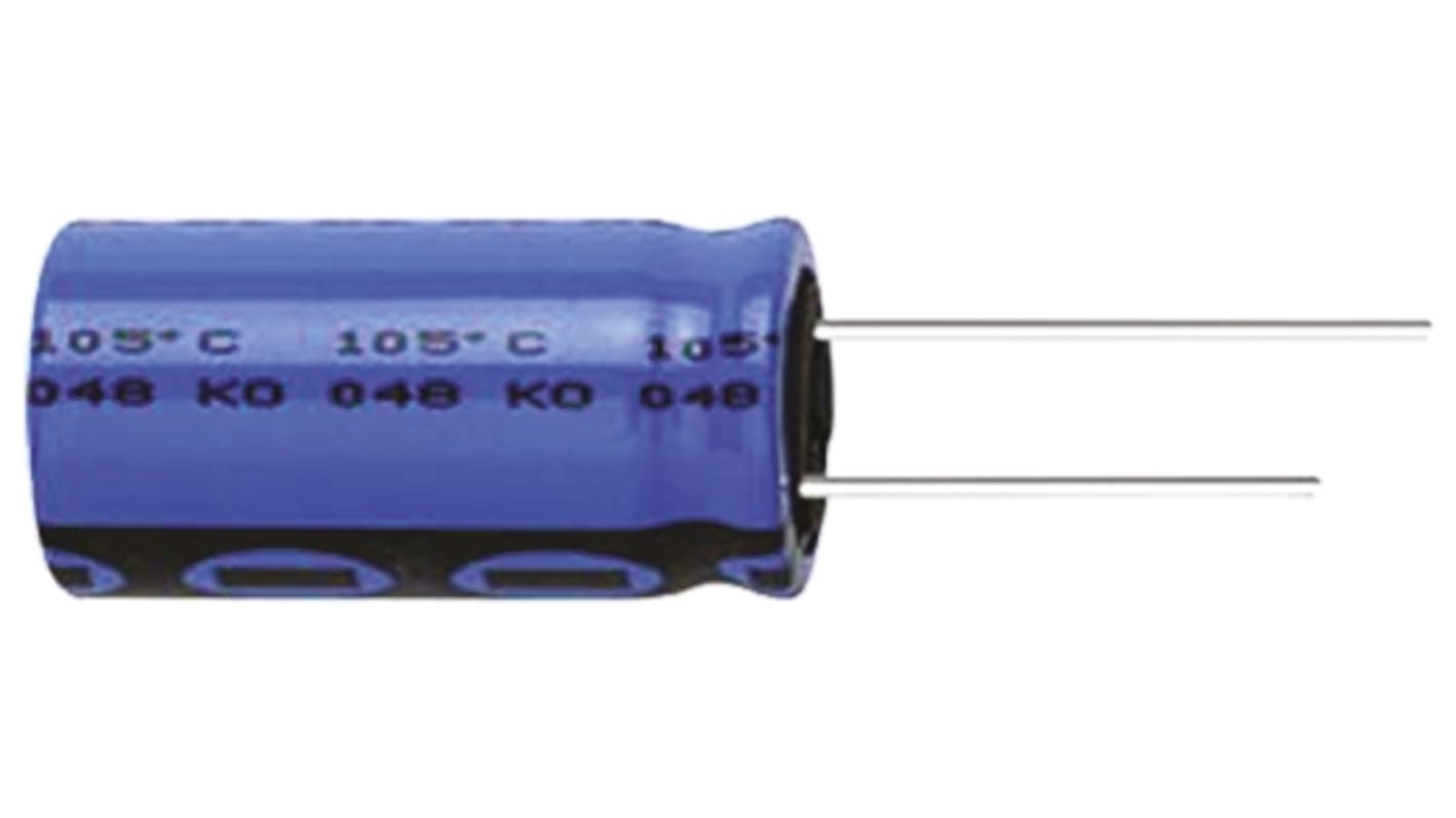 Vishay 470μF Aluminium Electrolytic Capacitor 63V dc, Radial, Through Hole - MAL204838471E3