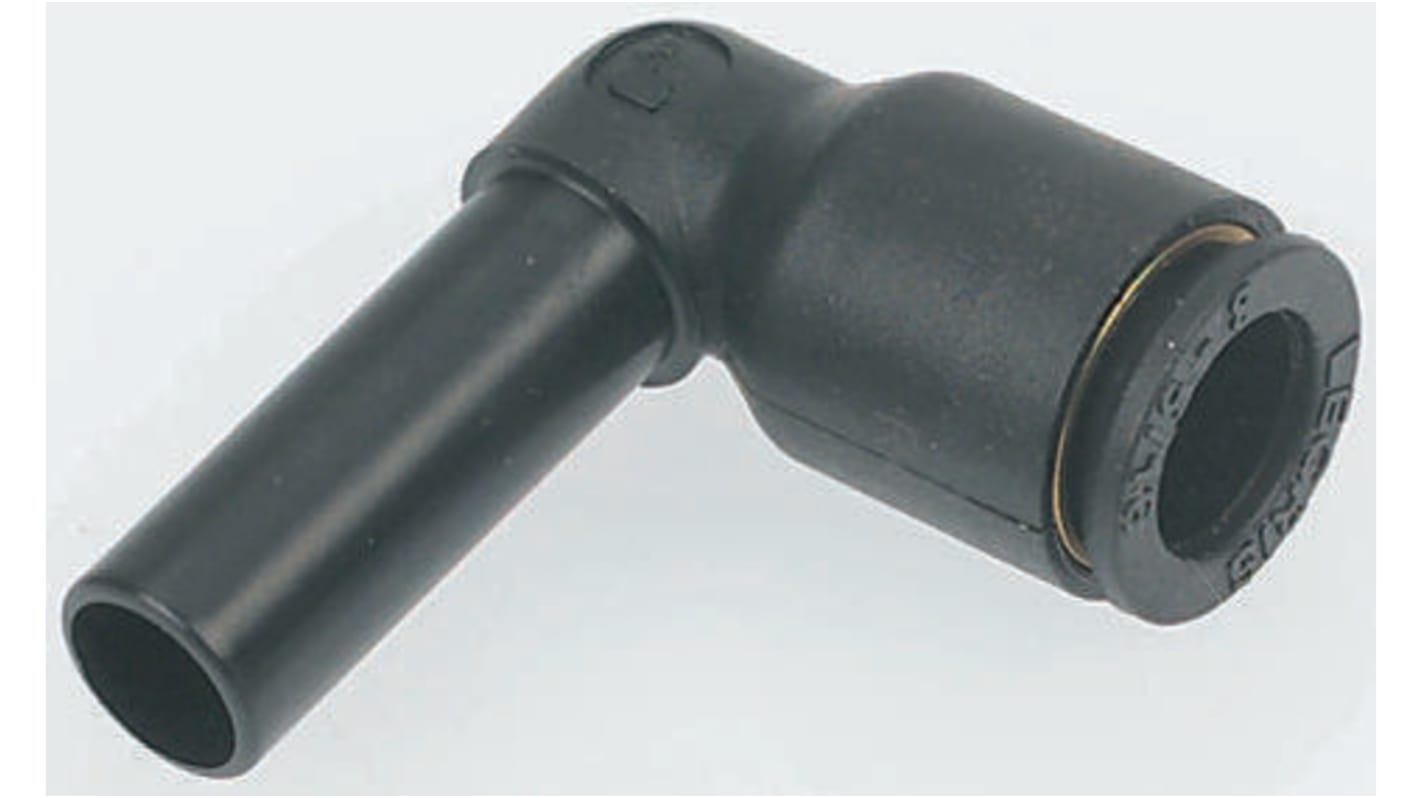 Legris LF3000 Series Elbow Tube-toTube Adaptor, Push In 10 mm to Push In 10 mm, Tube-to-Tube Connection Style