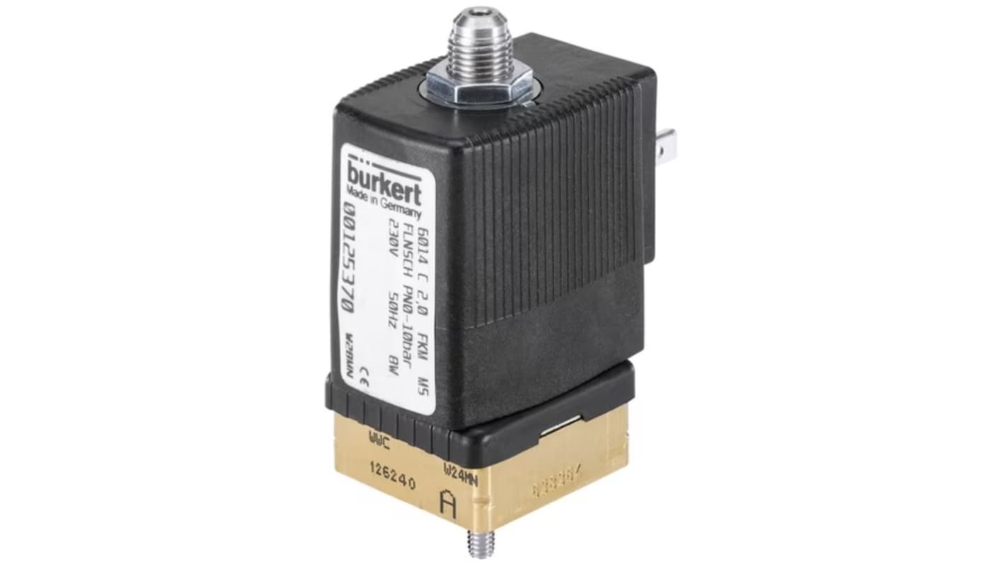 Electrovanne Burkert 6014, 24 V c.a., 3 ports , NF