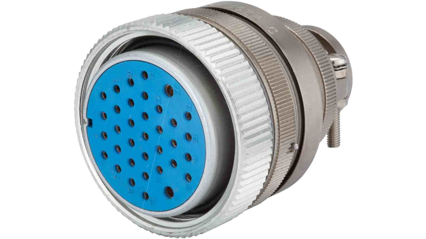 Jaeger Circular Connector, 4 Contacts, Cable Mount, Female, IP65, 5324 Series