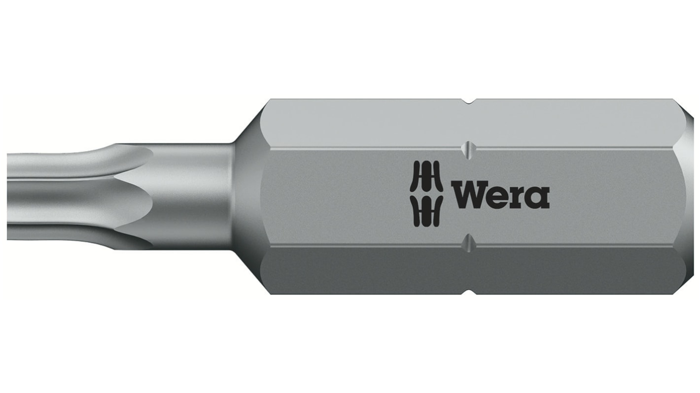Wera Tamperproof Torx Screwdriver Bit, T15 Tip