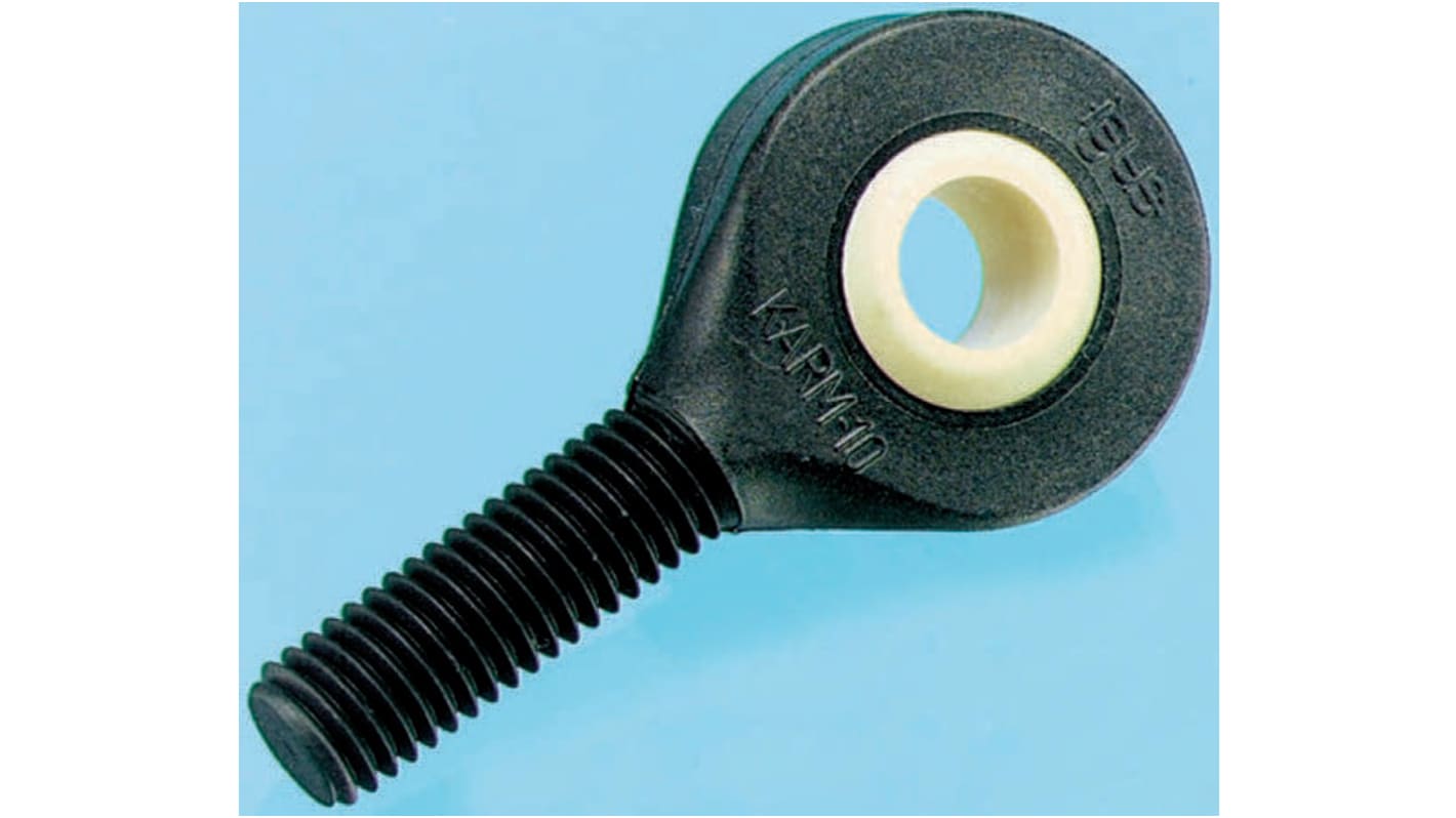 Terminale aste Igus, lunghezza 88mm, foro da 16mm, filettatura M16 Maschio, statico 1950N, in Igumid G