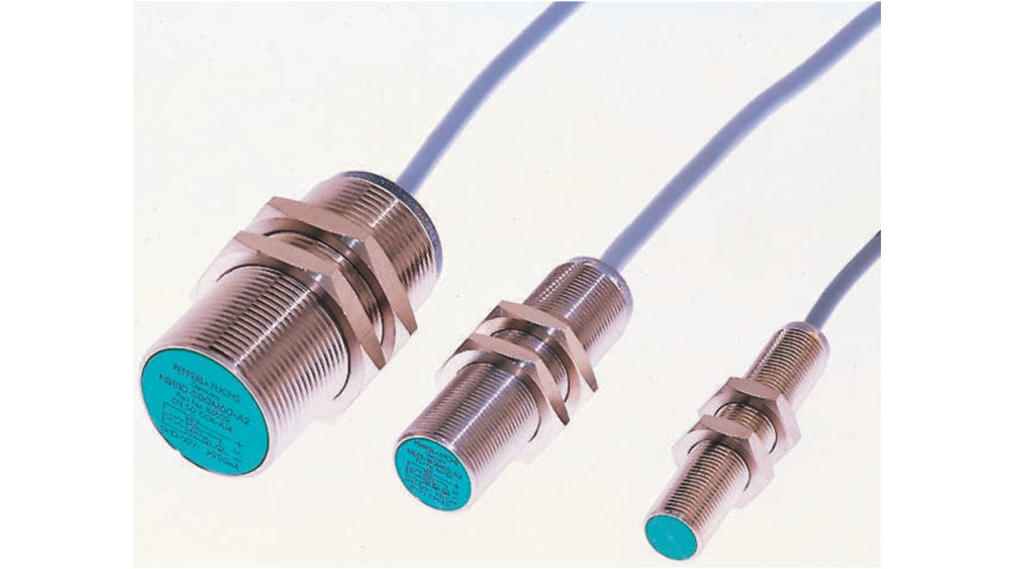 Pepperl + Fuchs Inductive Threaded Barrel Proximity Sensor, M12, 2 mm Detection, NPN NO+NC, 10 → 30 V dc