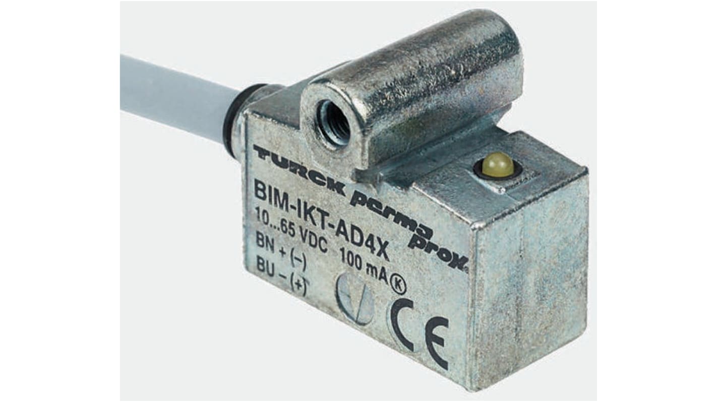 Turck Inductive Block Proximity Sensor, 2-Wire NO, 10 → 65 V dc