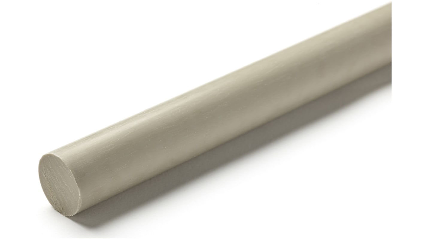 Varilla de polipropileno, Beige, Gris, 1m x 50mm