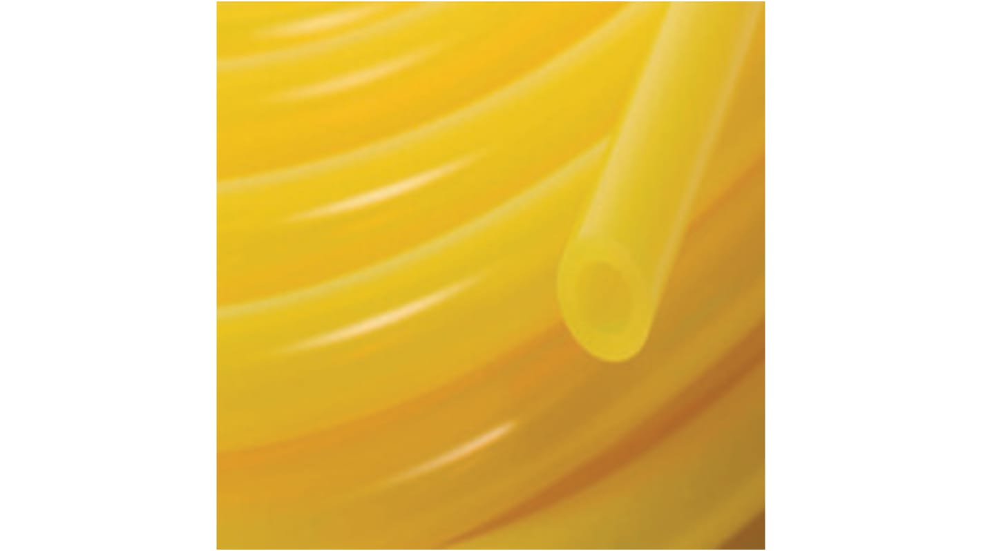 Saint Gobain Tygon® F-4040-A Flexible Tube, Special PVC, 6.4mm ID, 9.6mm OD, Clear Yellow, 15m