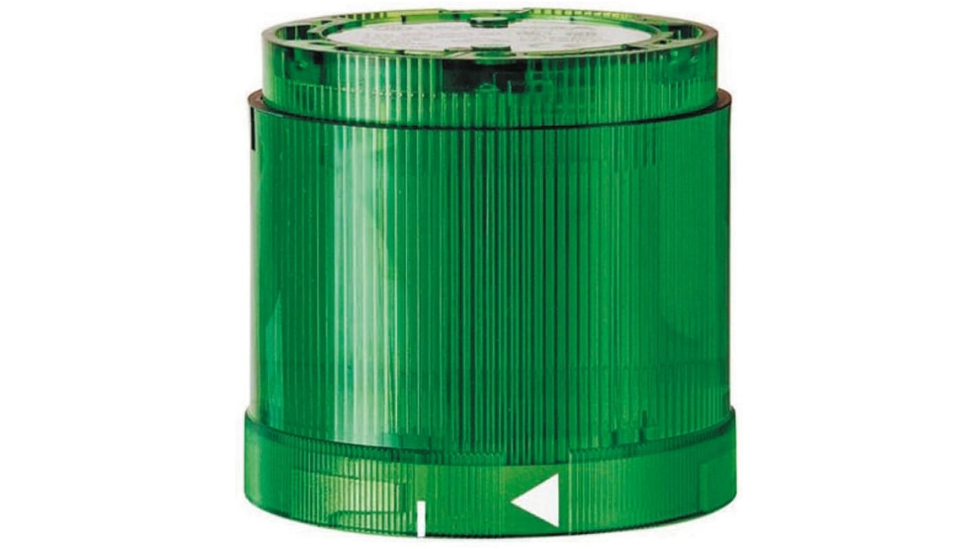 Werma 842 Series Green Flashing Effect Beacon Unit, 24 V dc, Xenon Bulb, DC, IP54