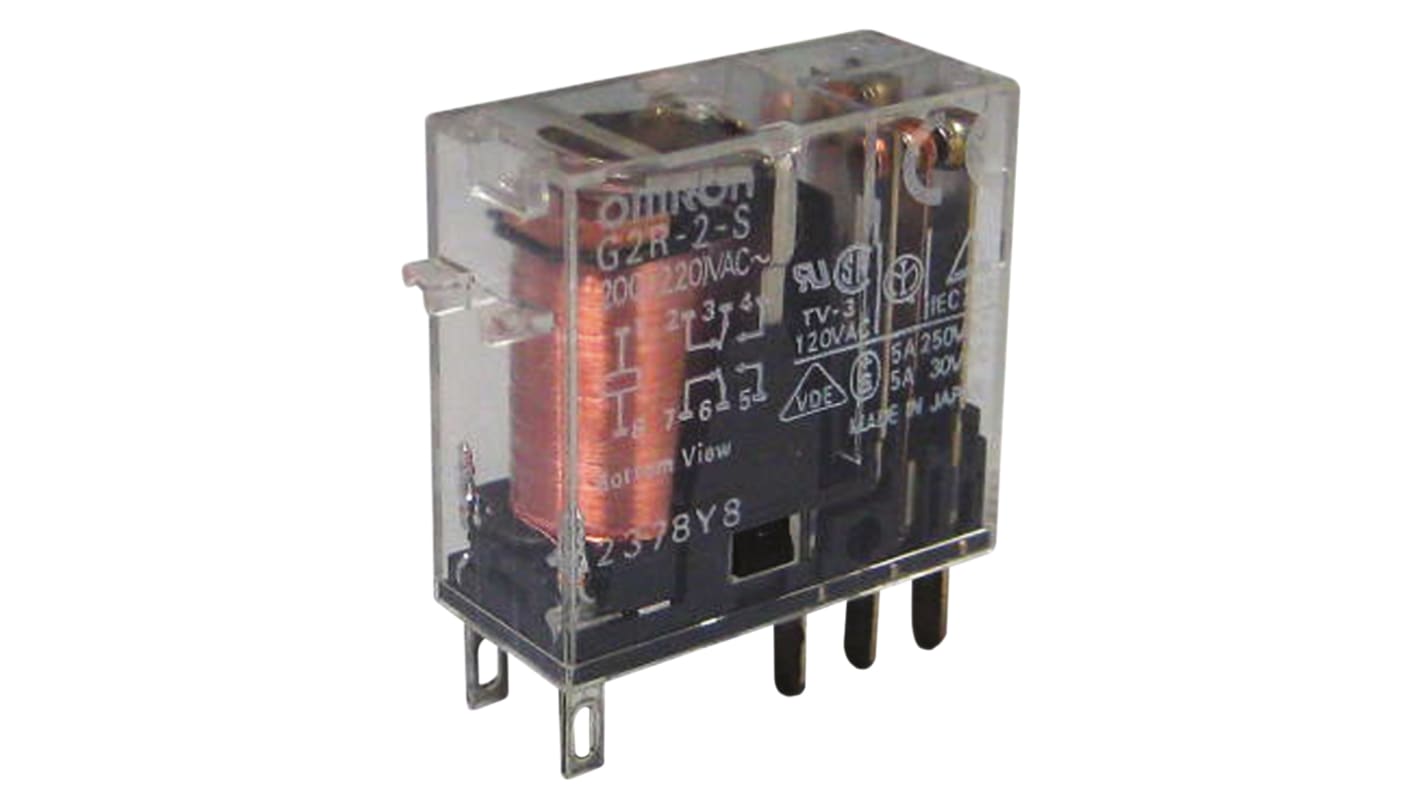 G2R-2-SND DC24 | オムロン パワーリレー, 24V dc, 2c接点, 5A G2R-2-SND DC24 | オムロン パワーリレー, 24V dc, 2c接点, 5A