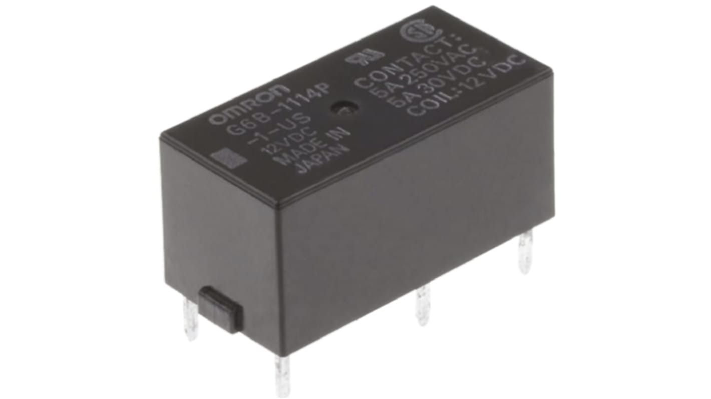 【お気に入り】 G6B-2014P-US DC5 | オムロン パワーリレー, 5V dc, DPST, 基板 リレー