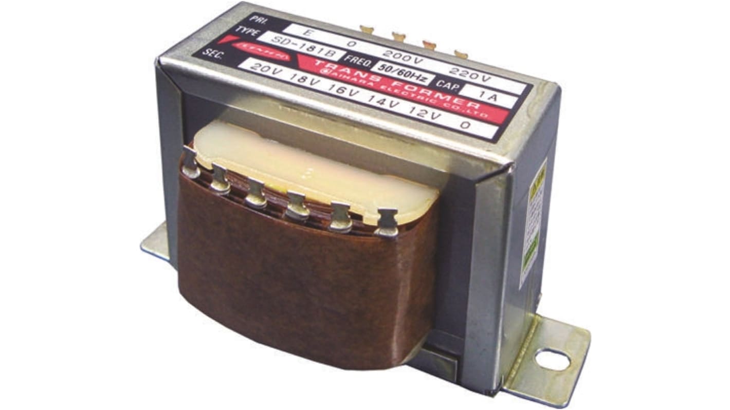 24VA Autotransformer, 100V ac Primary, 24 V ac Secondary