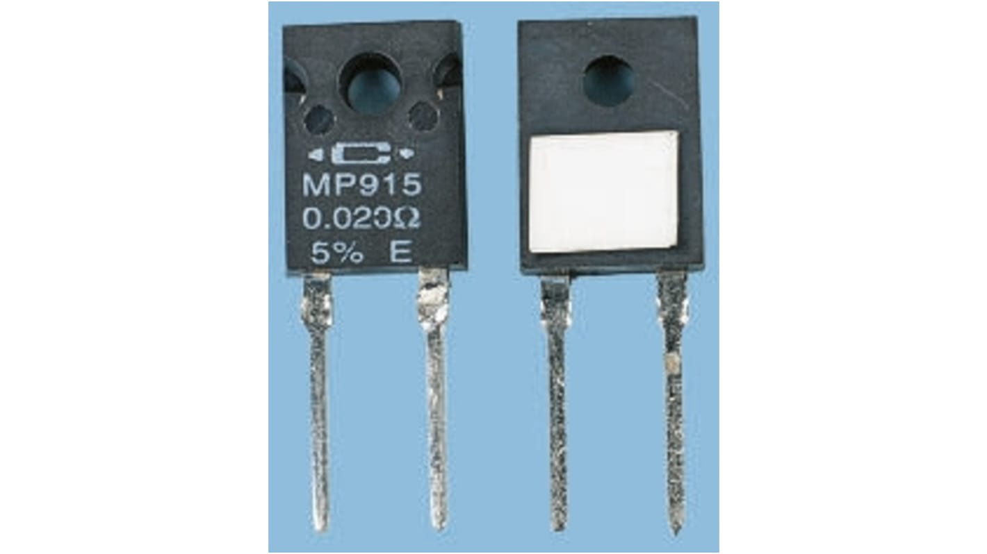 Resistenza Caddock serie MP915, 25Ω, 15W, ±1%