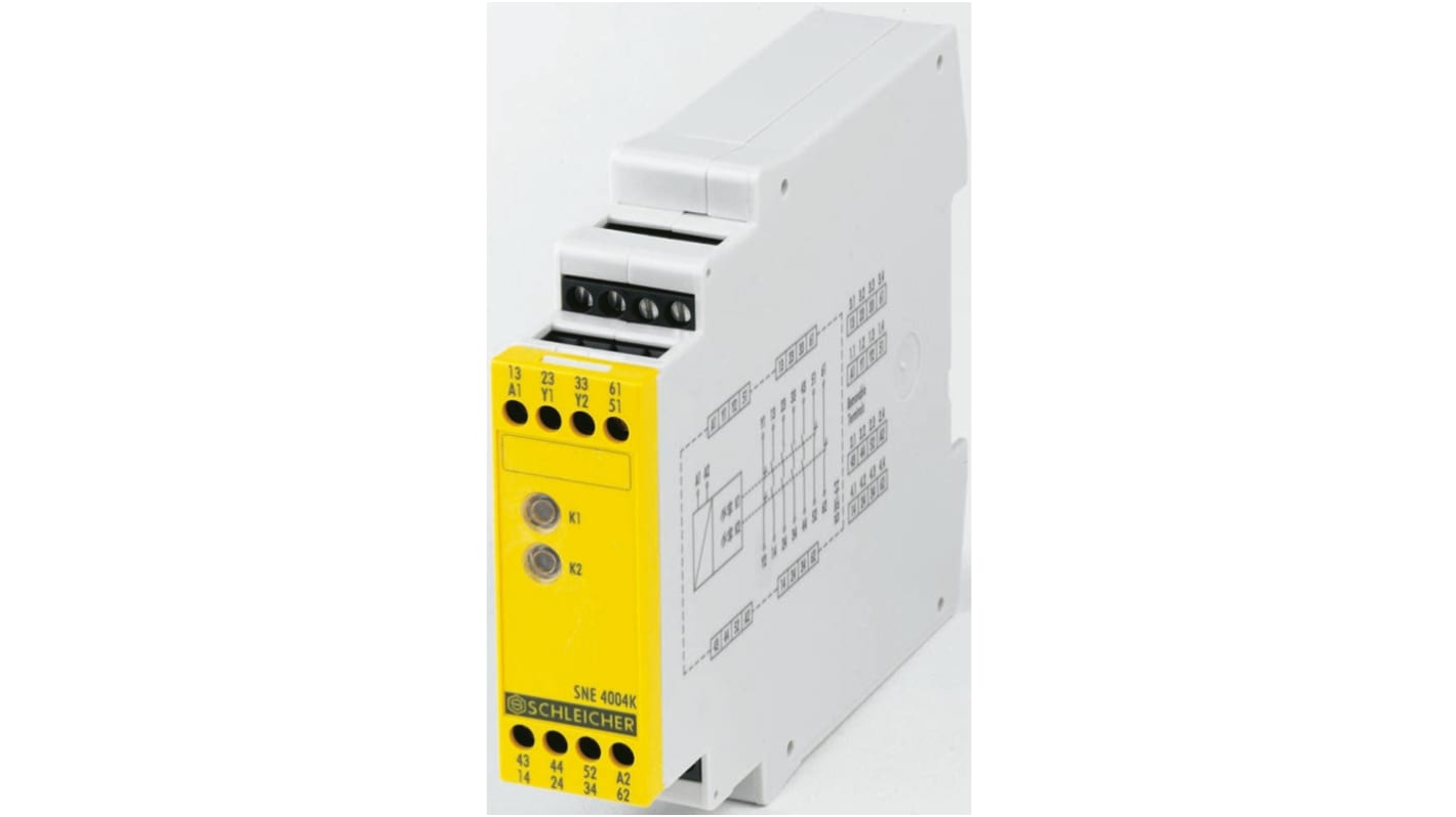 Wieland SNE 4004K Series Output Module, , 0 Inputs, 7 Outputs, 24 V ac/dc, 4NO/3NC