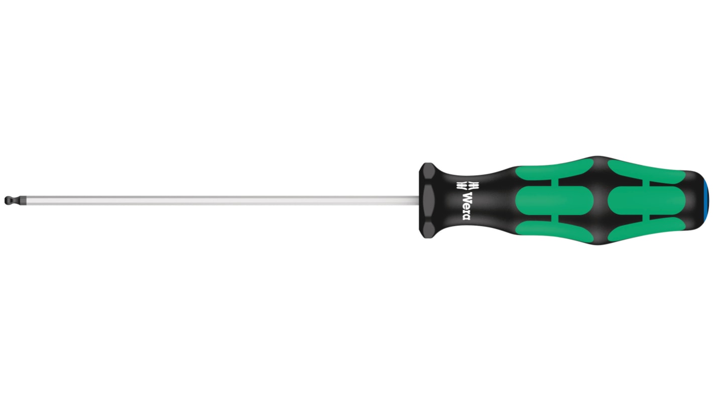 Wera 球头六角标准螺丝刀, 100 mm刀长, 170 mm总长