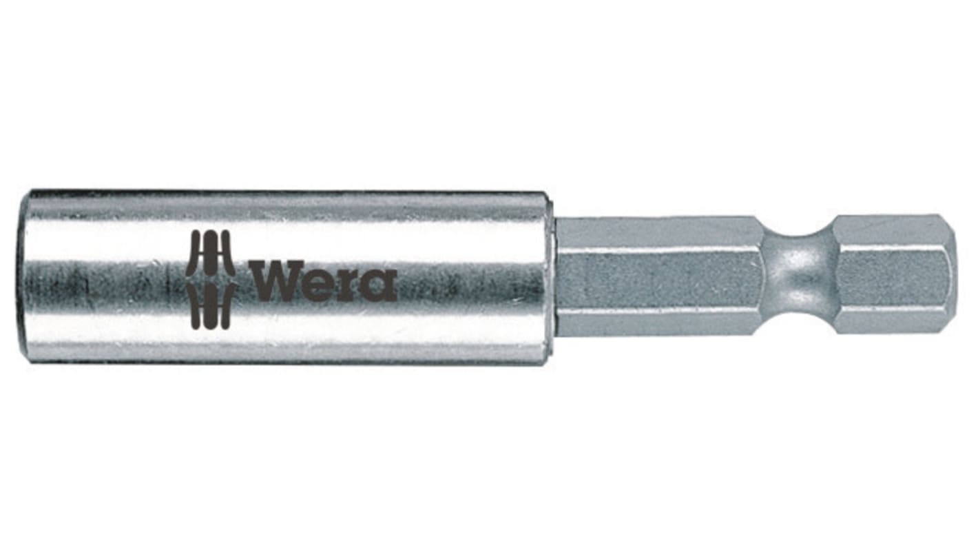 Wera 899 1/4 in Hexagon Bit Holder, 50 mm Overall