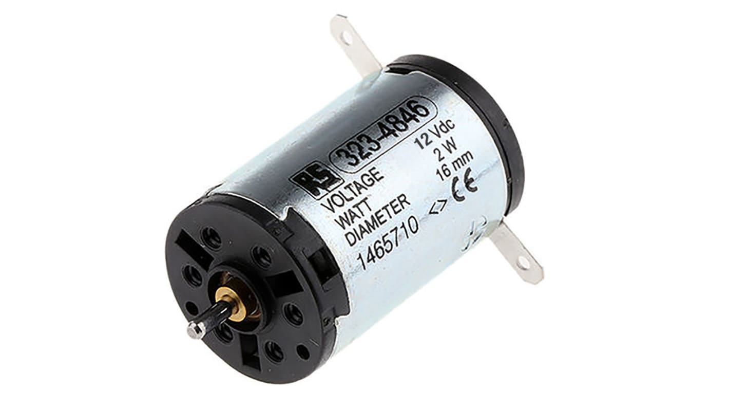 Maxon Brushed DC Motor, 2 W, 12 V, 2.17 mNm, 12300 rpm, 1.5mm Shaft Diameter