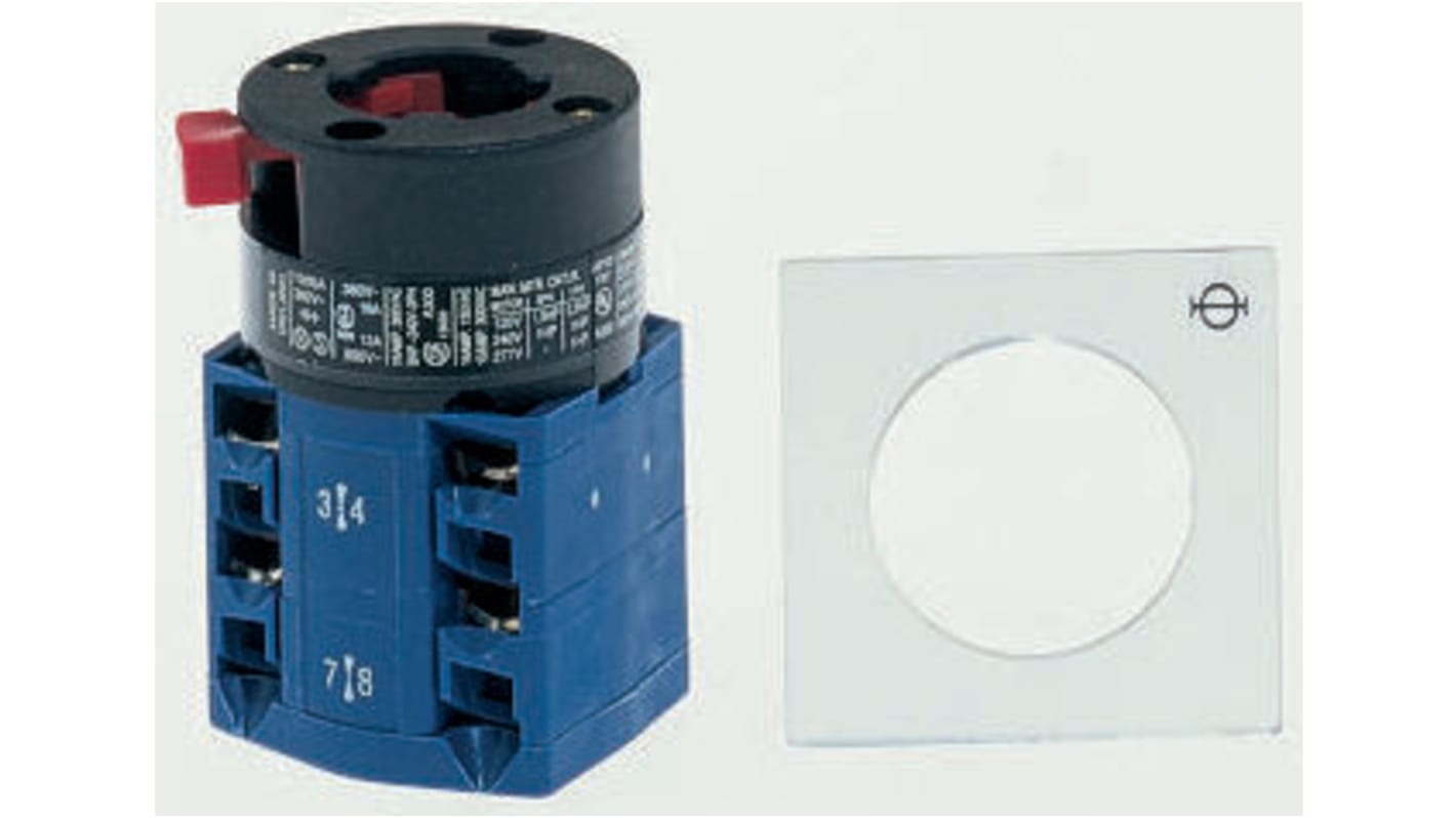 Interruttore Cam Kraus & Naimer CAD11.A723/GBA001.*FT 4P, 2 posizioni, 6A