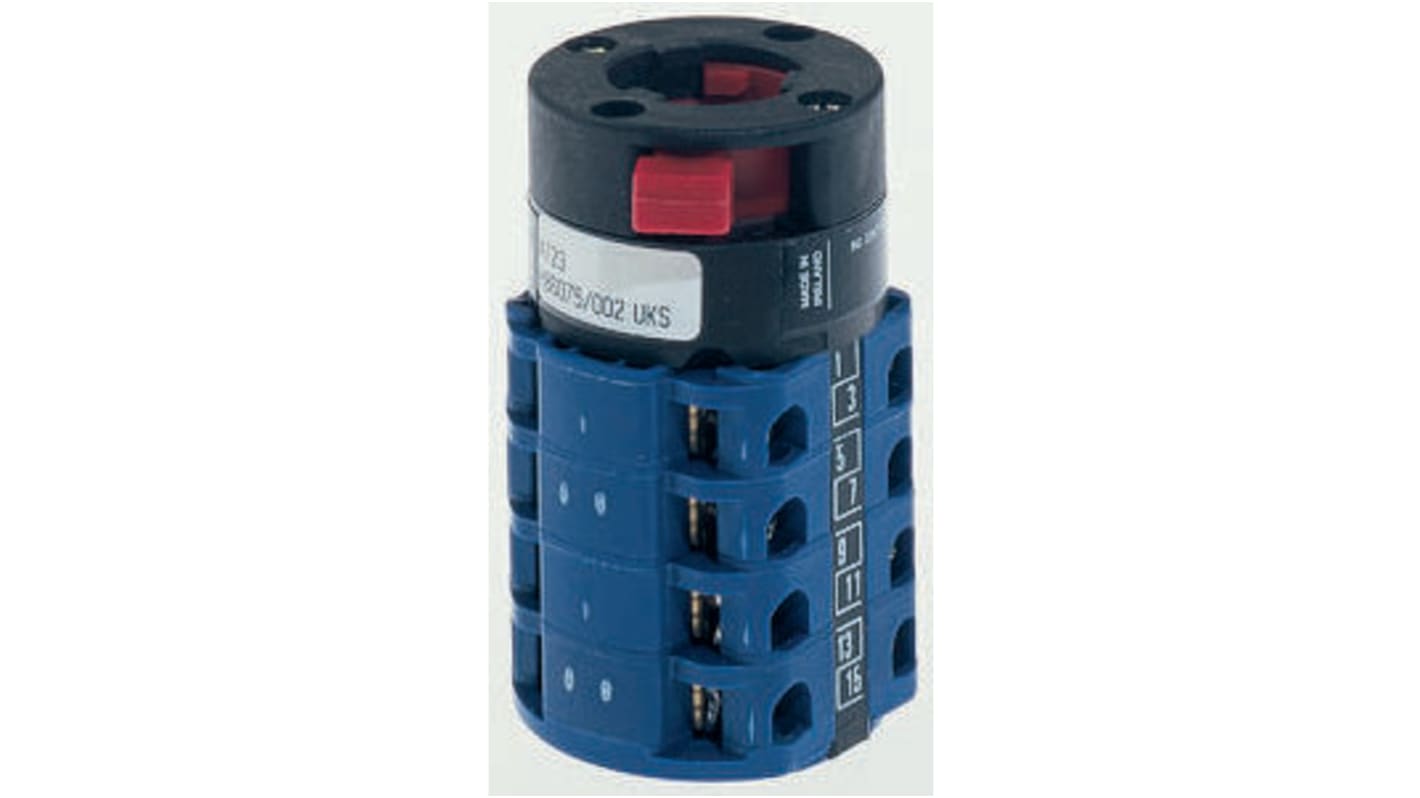 Interruttore Cam Kraus & Naimer CG8.A213/GBA001.*FT 4P, 3 posizioni, 20A